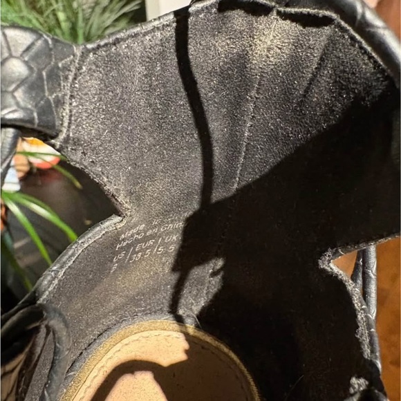 Call It Spring Black Lace-Up Heels - Picture 2 of 2